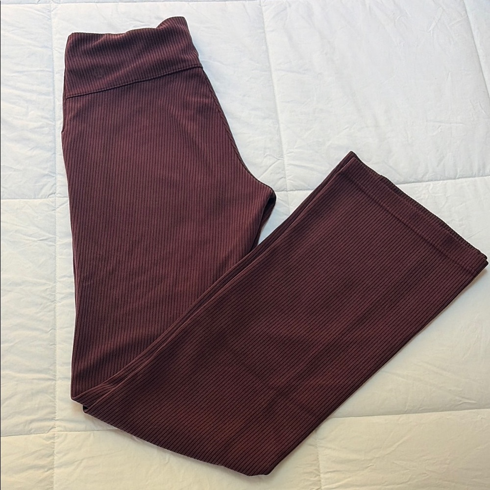 Lululemon Ribbed High-Waist Flare Yoga Pants